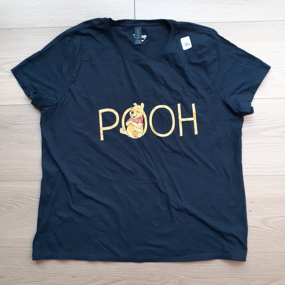 Winnie the Pooh - New Women's 2XL Black T-Shirt